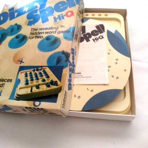 Dizzy Spell - Hi-Q Game by Gabriel 1978 Version Complete Set of this Hidden Word - Picture 8 of 10